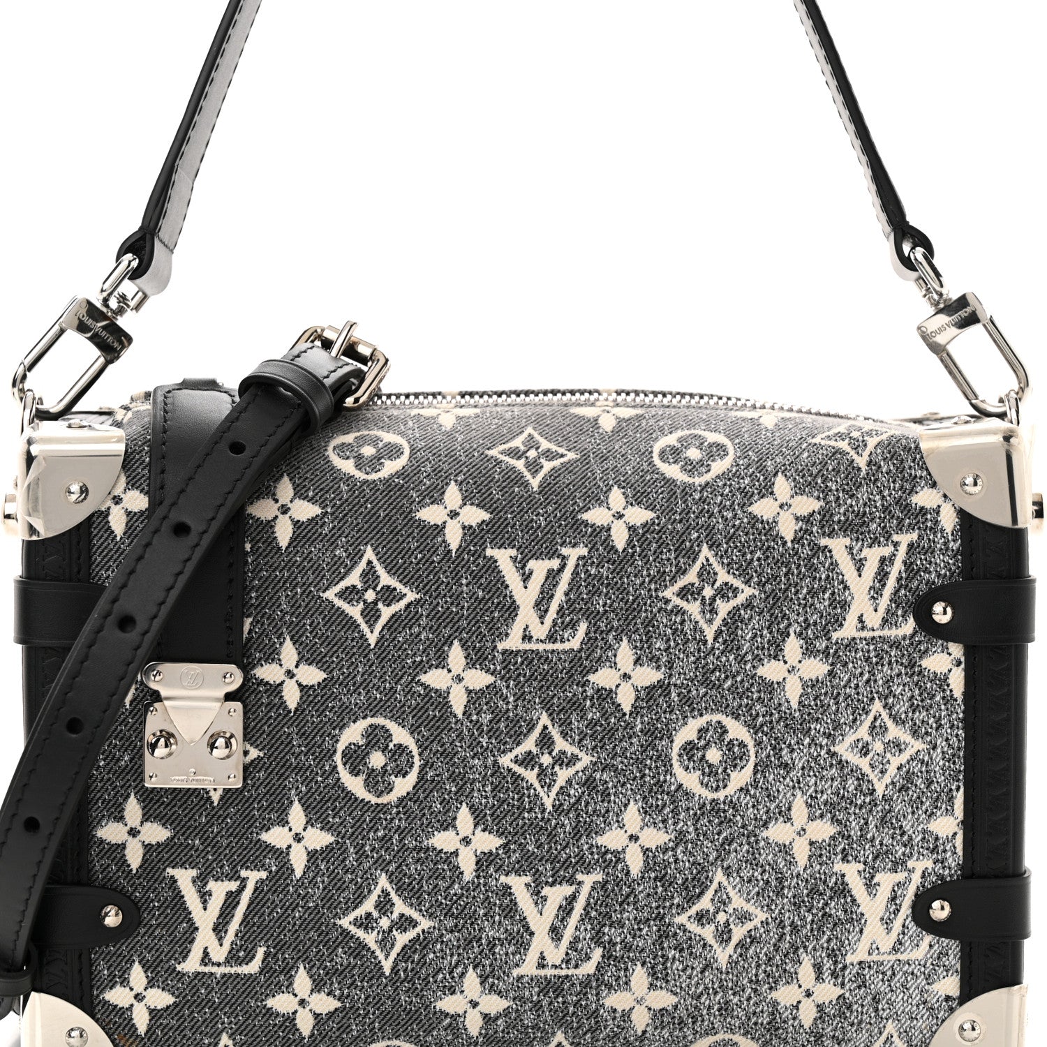 Louis Vuitton Monogram Jacquard Denim Side Trunk Grey 7 of 10