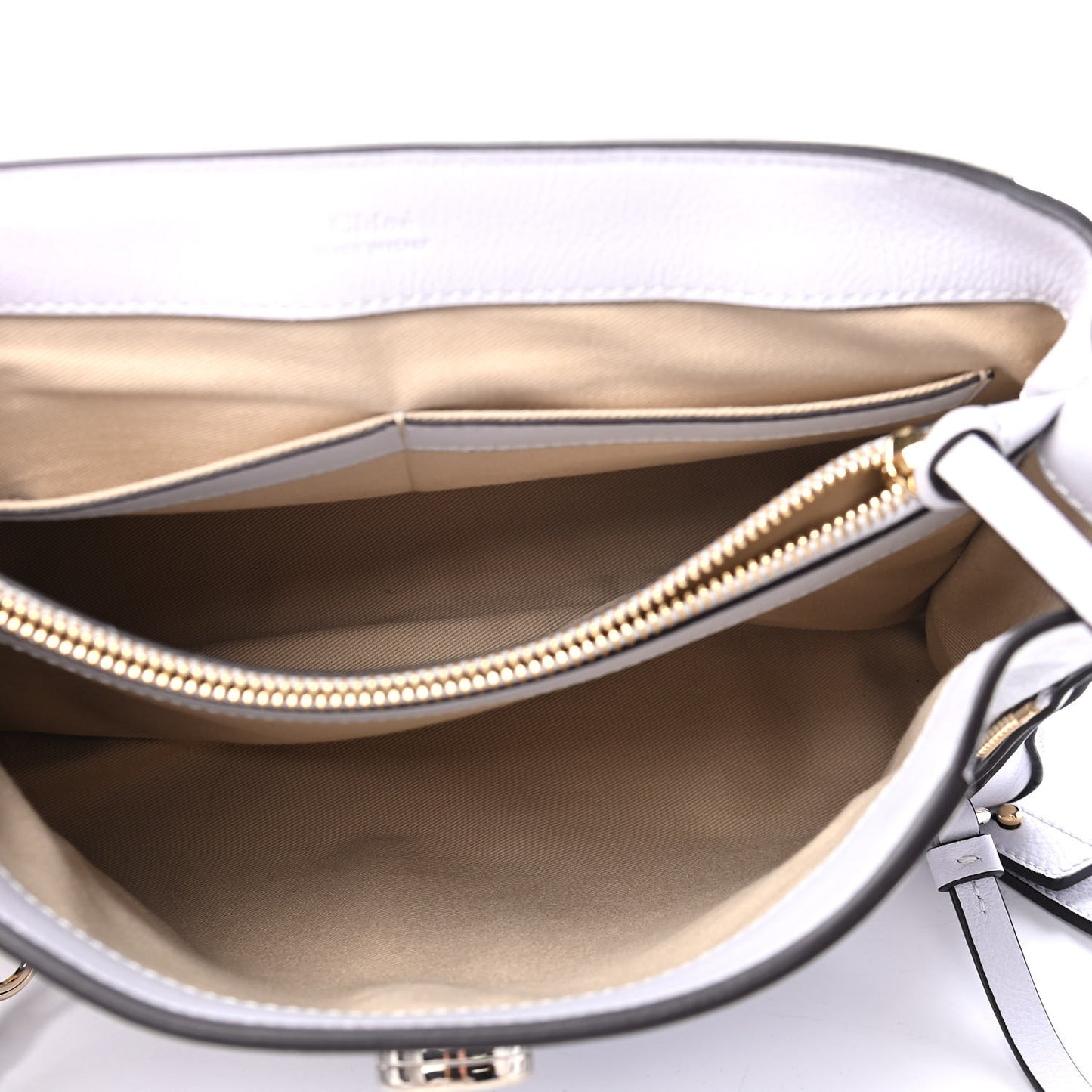 Calfskin Mini Faye Day Shoulder Bag Light Cloud