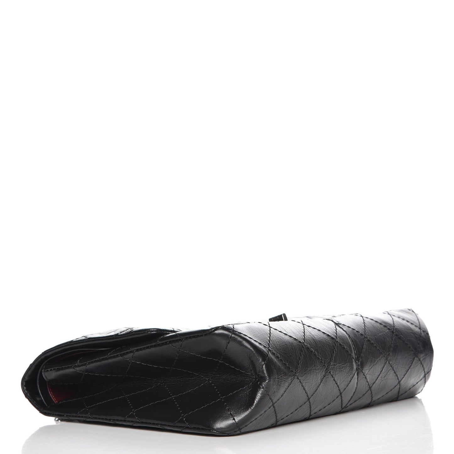 Aged Calfskin Quilted 2.55 Reissue 226 Flap Black