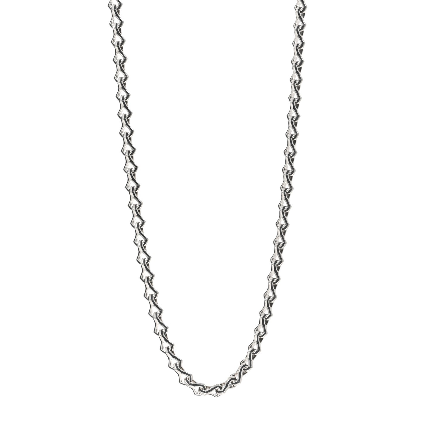 Sterling Silver 8.4mm Mens Armory Chain Necklace