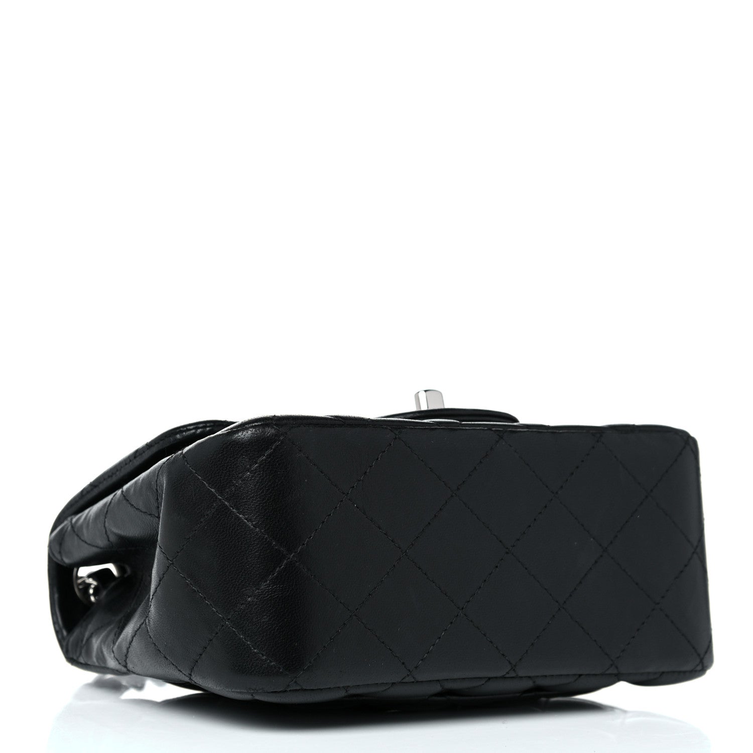 Chanel Lambskin Quilted Mini Square Flap Black 4 of 10