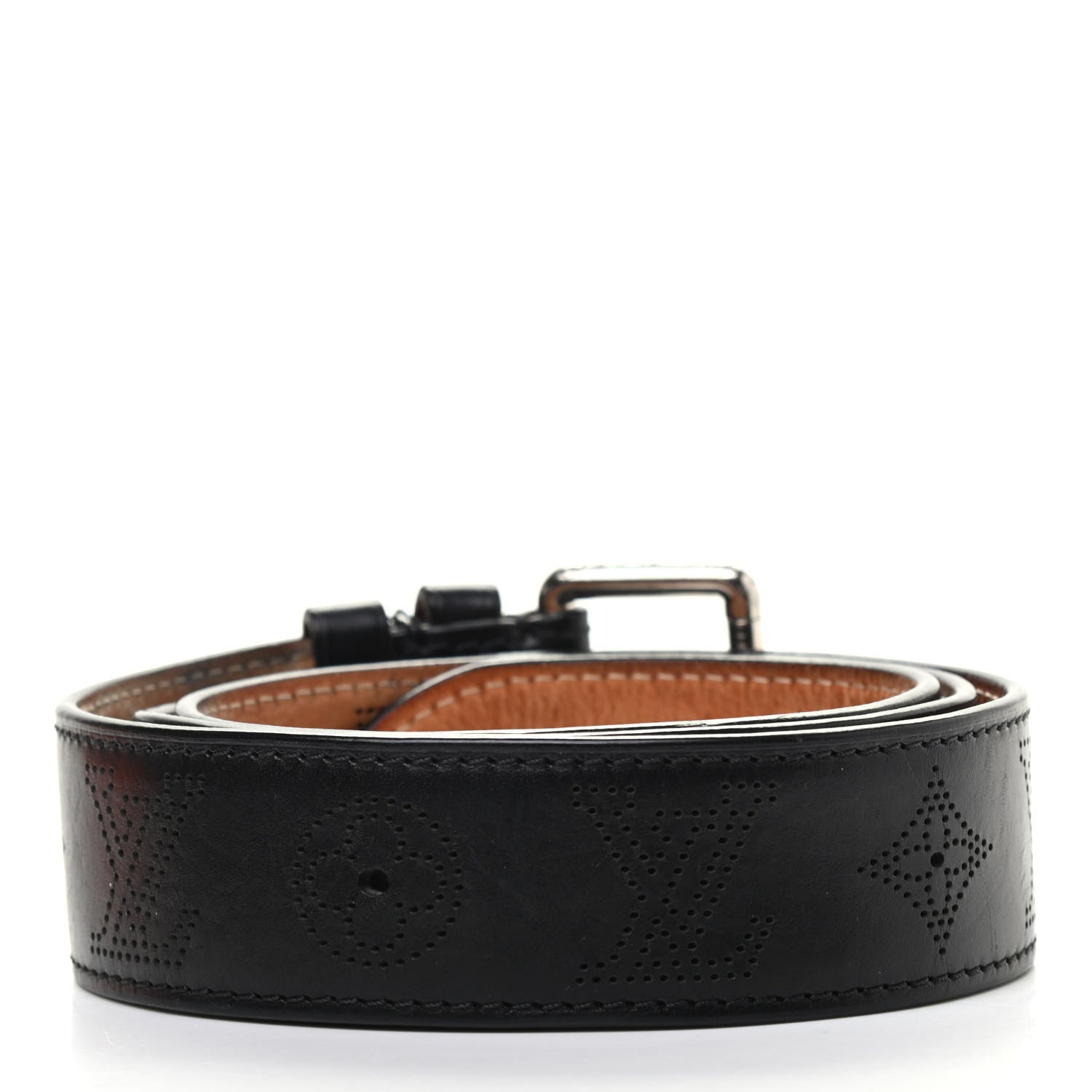 Louis Vuitton Mahina Belt 100 40 Black 2 of 6
