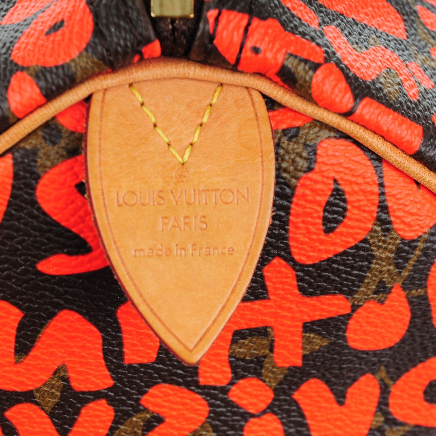 Louis Vuitton Monogram Graffiti Speedy 30 Orange 5 of 7