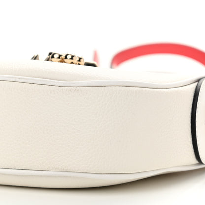 Christian Louboutin Calfskin Mini Carasky Shoulder Bag White 9 of 9