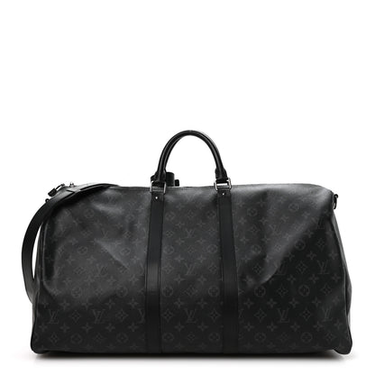 Louis Vuitton Monogram Eclipse Keepall Bandouliere 55 1 of 9