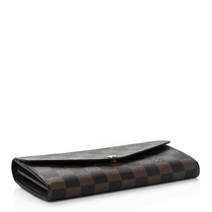 Louis Vuitton Damier Ebene Sarah Wallet NM 4 of 9