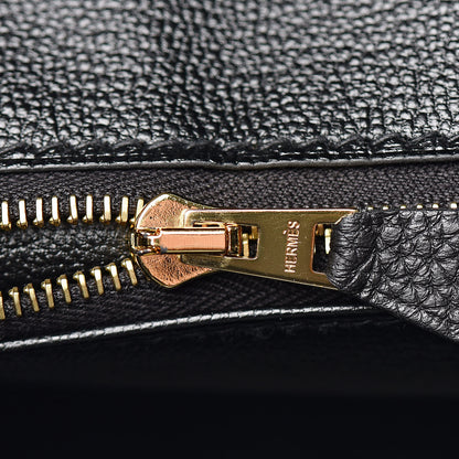 Hermes Togo Birkin 25 Black 10 of 28