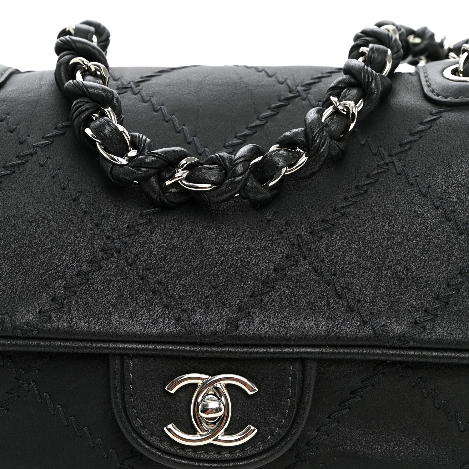 Chanel Calfskin Ultimate Stitch Flap Gray 8 of 10