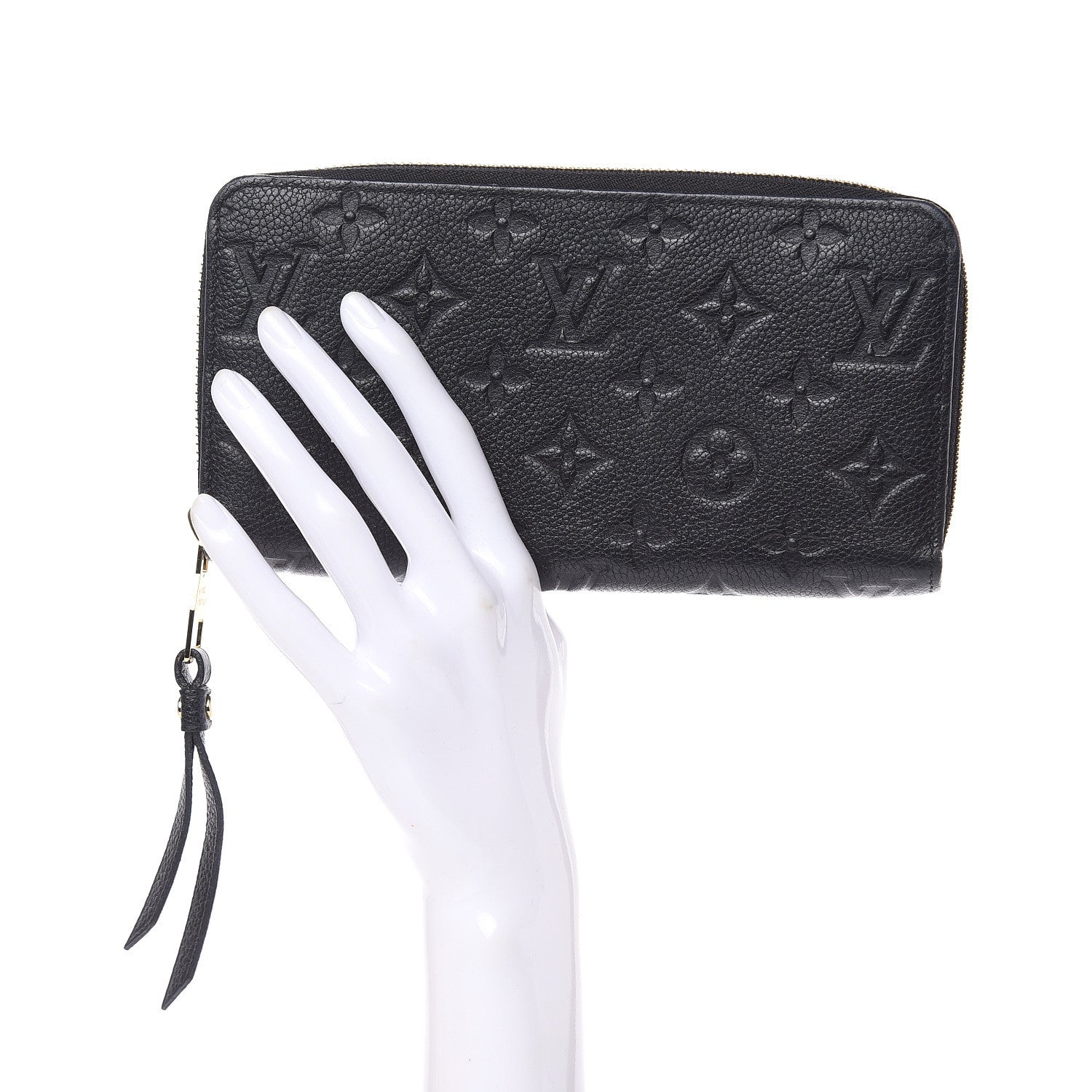 Louis Vuitton Empreinte Zippy Wallet Black 2 of 10