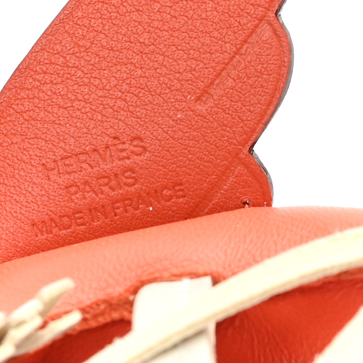 Milo Lambskin Grigri Rodeo Pegase Horse Bag Charm PM Orange Poppy Craie Terre Battue
