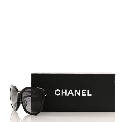 Chanel Acetate Polarized Butterfly Winter Pearl Sunglasses 5339-H-A Black 8 of 8