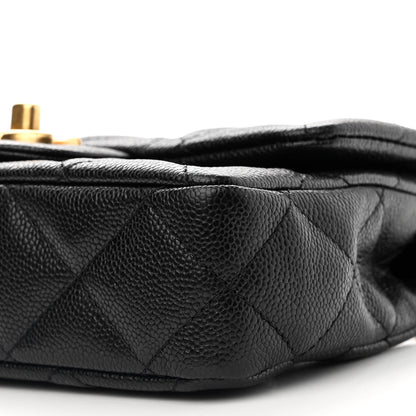 Chanel Caviar Quilted Mini Sweetheart Rectangular Flap Black 10 of 11