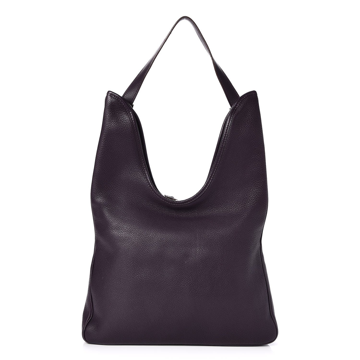 Hermes Taurillon Clemence Massai PM Raisin 1 of 7