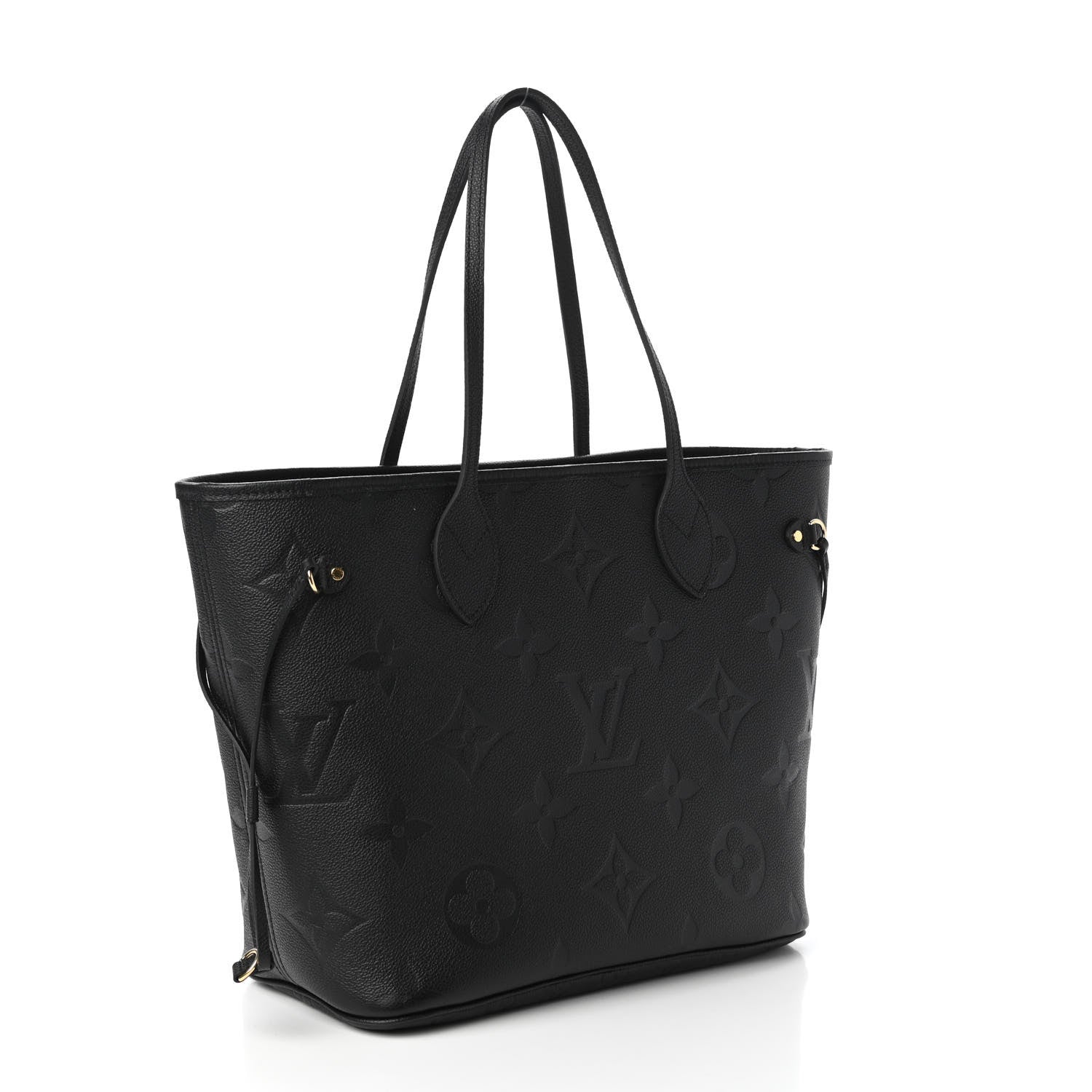 Louis Vuitton Empreinte Monogram Giant Neverfull MM Black 3 of 9