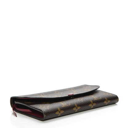 Louis Vuitton Monogram Emilie Wallet Fuchsia 4 of 7