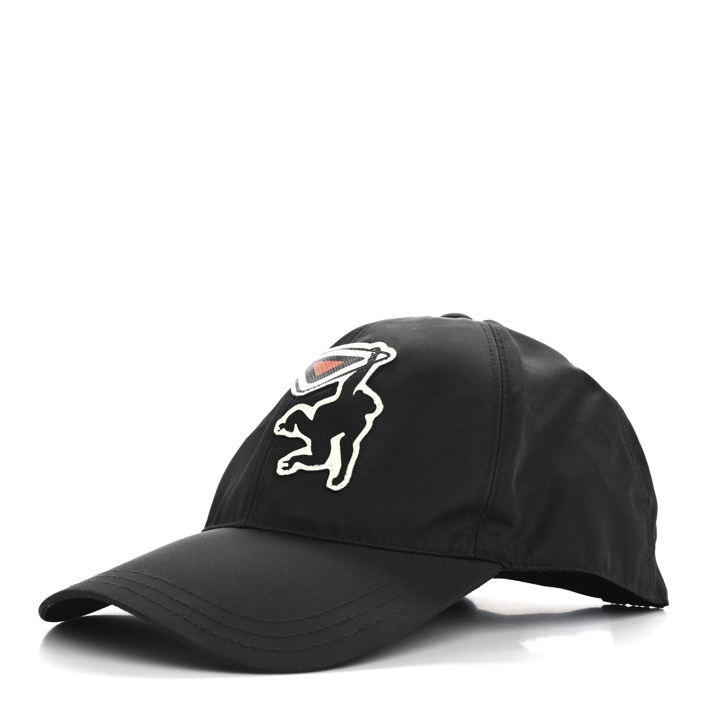 Nylon Baseball Monkey Cap M Black