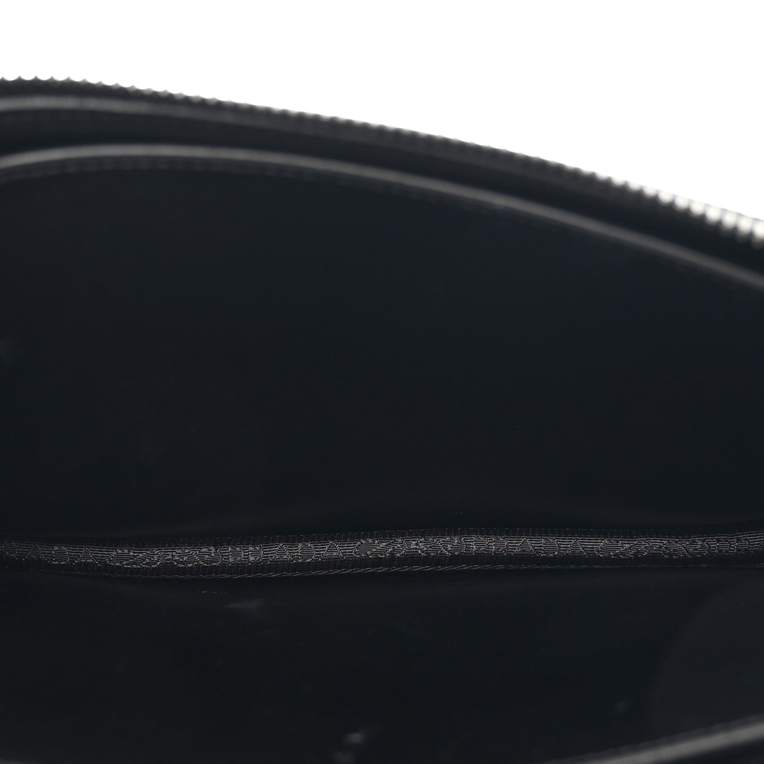 Prada Vitello Daino Wristlet Pouch Black 5 of 9