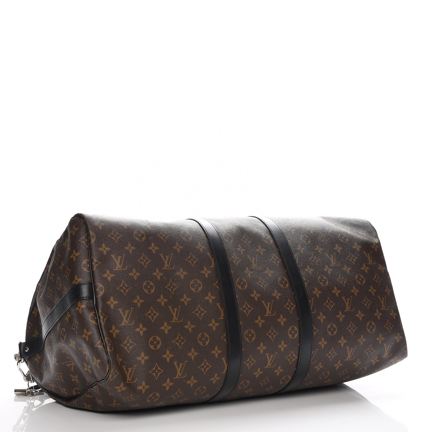 Louis Vuitton Monogram Macassar Keepall Bandouliere 55 5 of 8