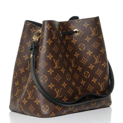 Louis Vuitton Monogram Neonoe MM Black 3 of 6