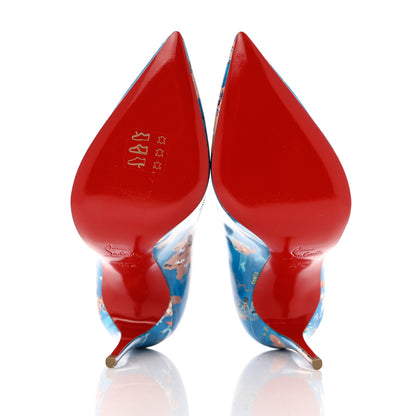 Christian Louboutin Patent Odissey Hot Chick 100 Pumps 36.5 Multicolor 5 of 8