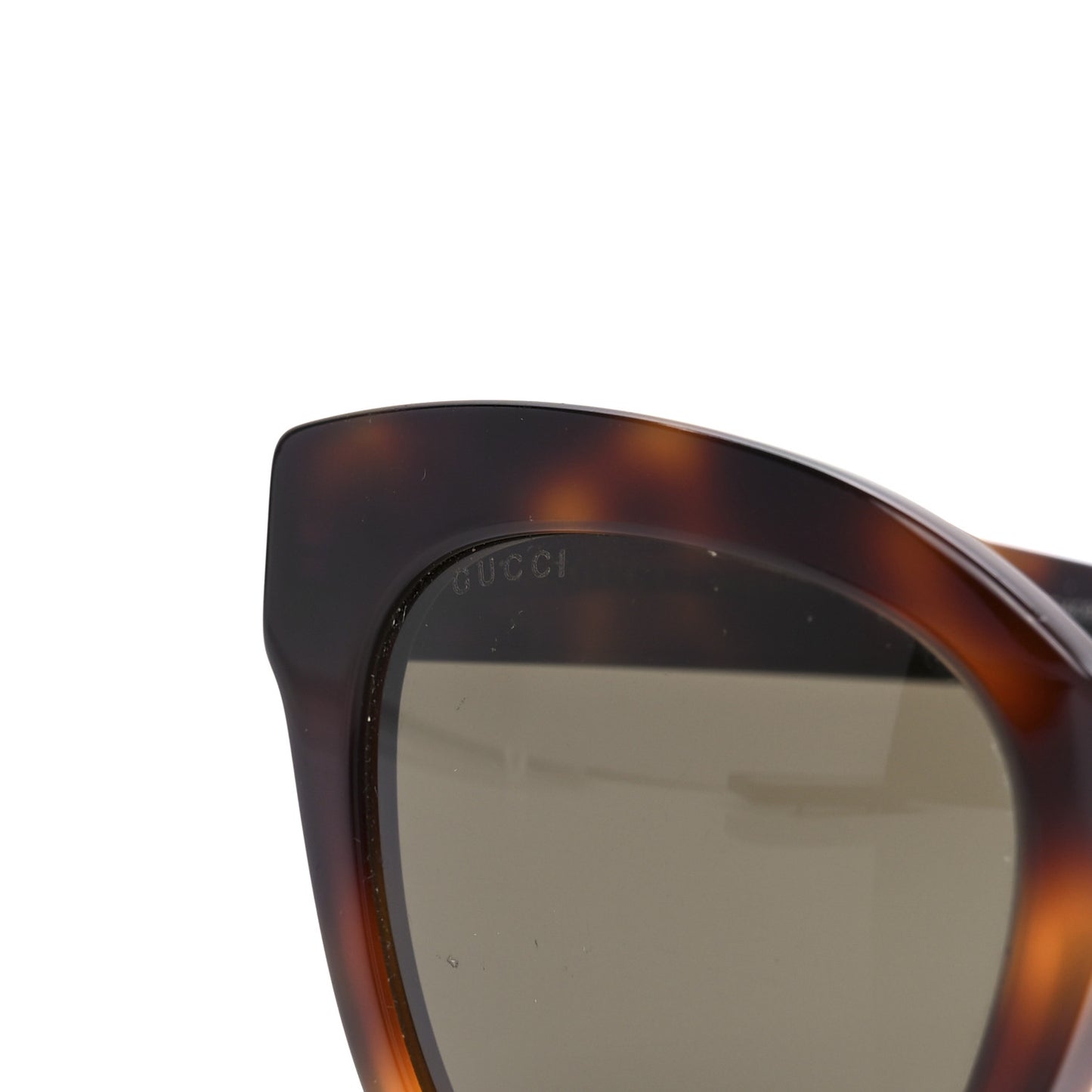 Acetate Square Frame Sunglasses GG0029SA Tortoise