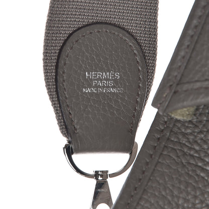 Hermes Taurillon Clemence Evelyne III PM Etain 8 of 8