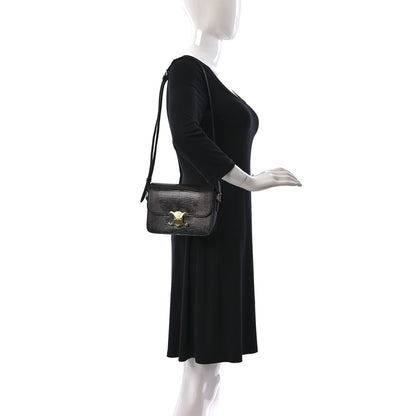 Celine Lizard Teen Triomphe Black 2 of 10