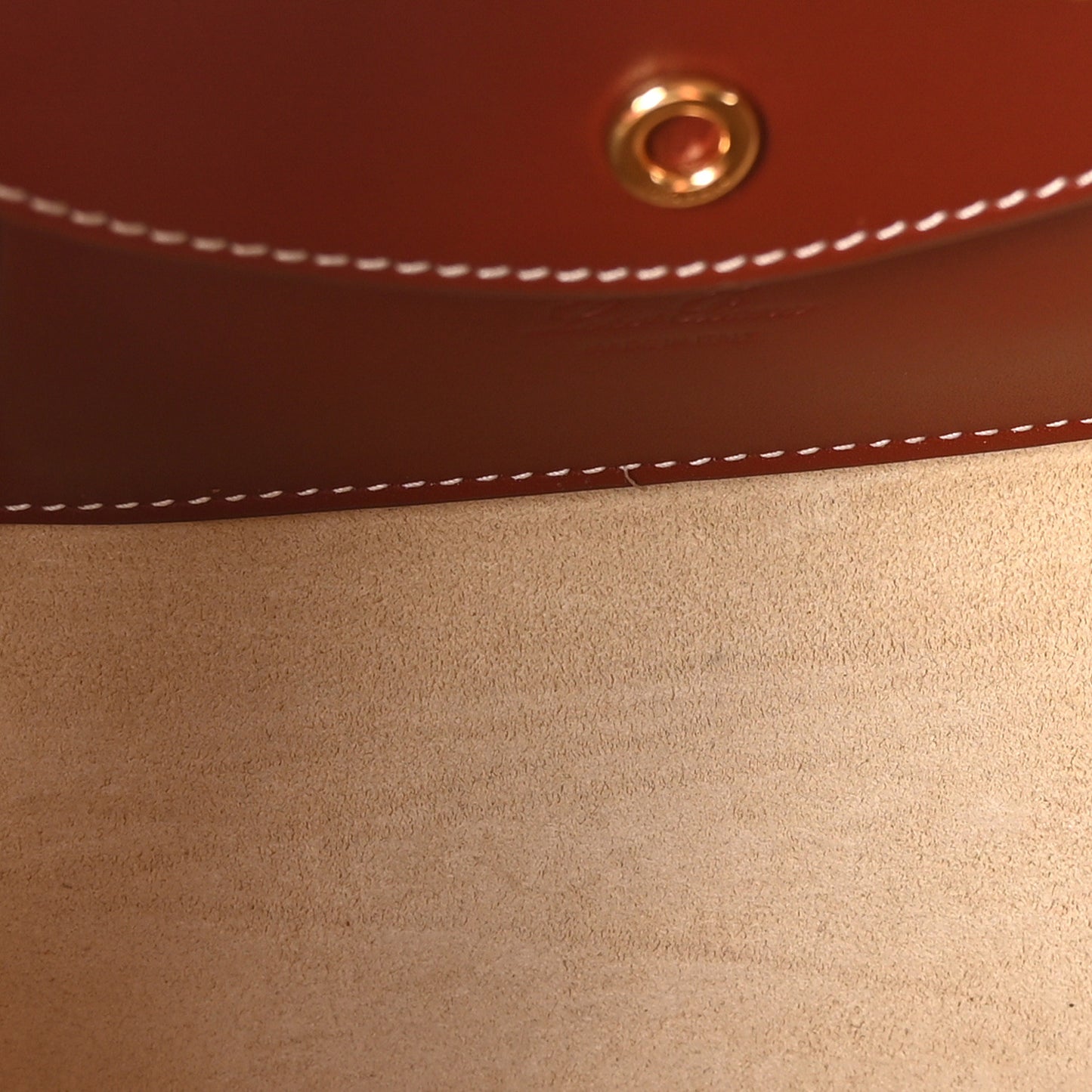 Saddle Calfskin Extra Bag L27 Deep Kummel
