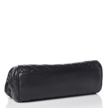 Chanel Caviar Quilted Timeless Accordion Flap Black 4 of 14