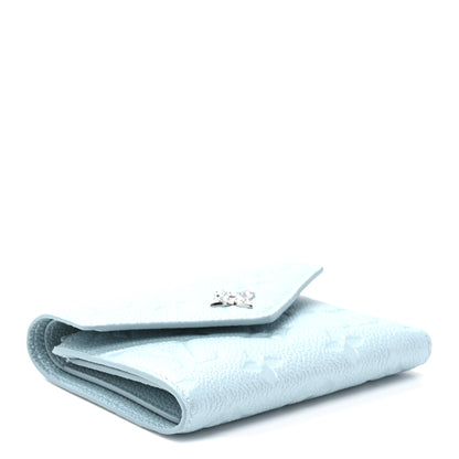 Louis Vuitton Empreinte Monogram Flower Victorine Wallet Azur Frost 4 of 7