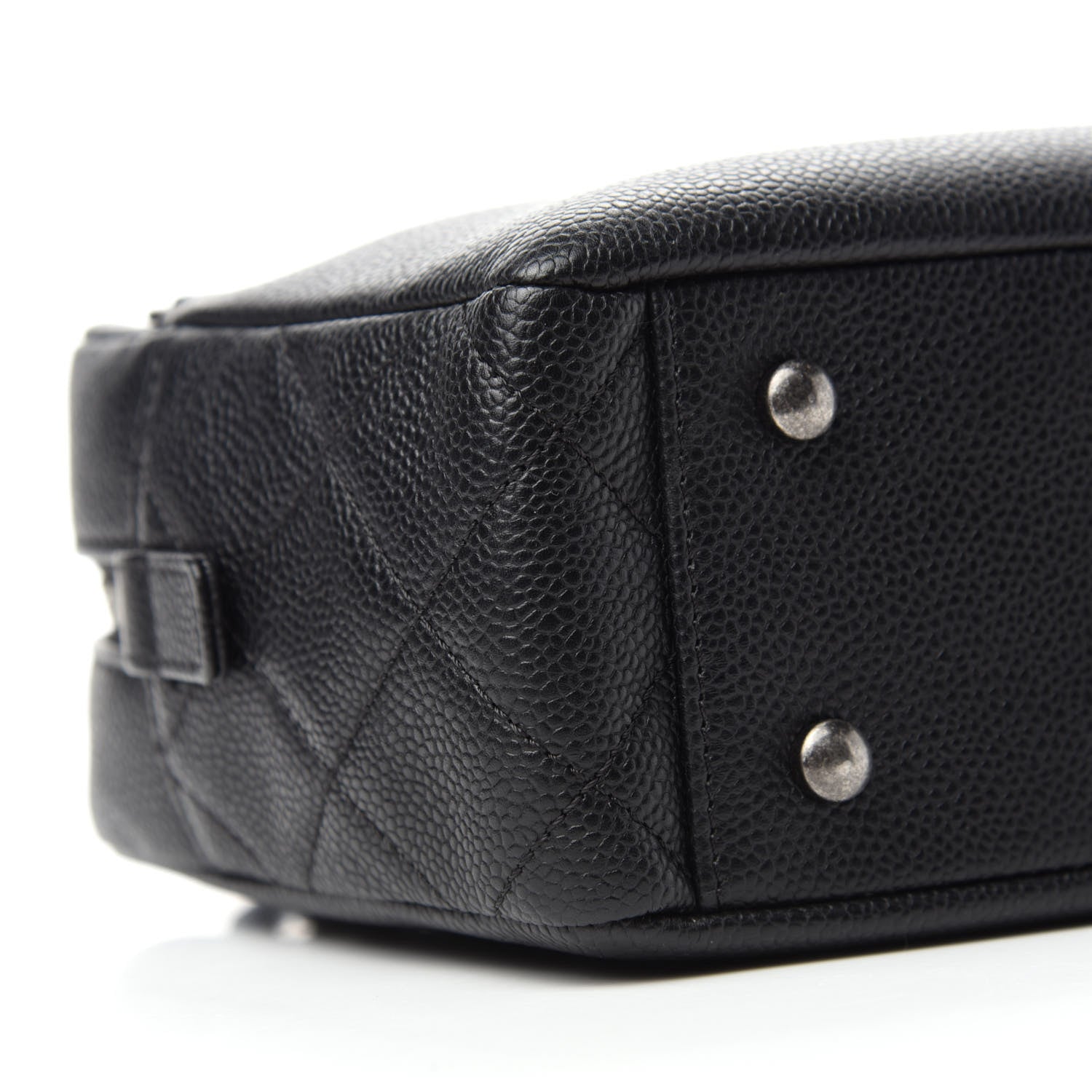 Chanel Caviar Lambskin Quilted Coco Break Camera Case Black 7 of 11