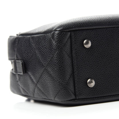 Chanel Caviar Lambskin Quilted Coco Break Camera Case Black 7 of 11
