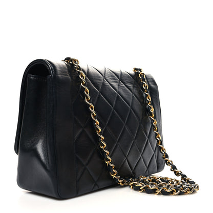 Chanel Lambskin Quilted Medium Single Flap Black 3 of 11