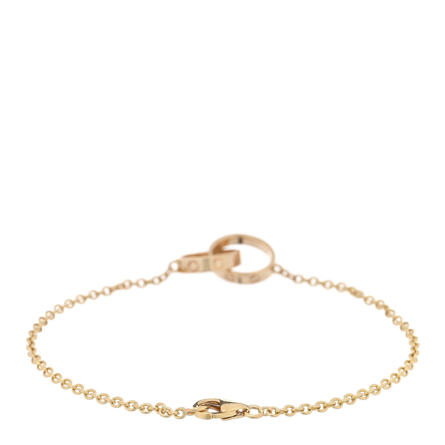 18K Yellow Gold Interlocking LOVE Bracelet