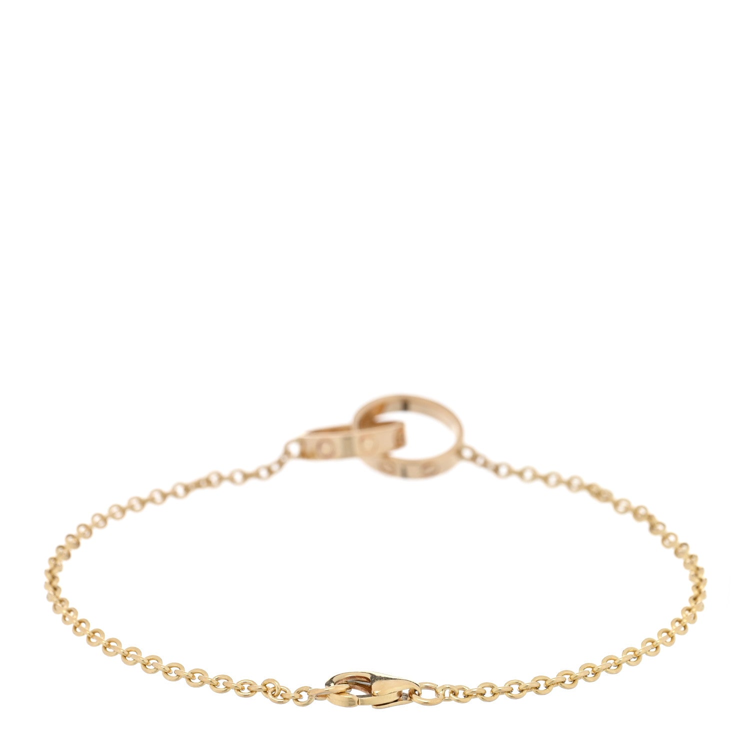 Cartier 18K Yellow Gold Interlocking LOVE Bracelet 2 of 3