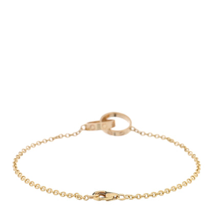Cartier 18K Yellow Gold Interlocking LOVE Bracelet 2 of 3
