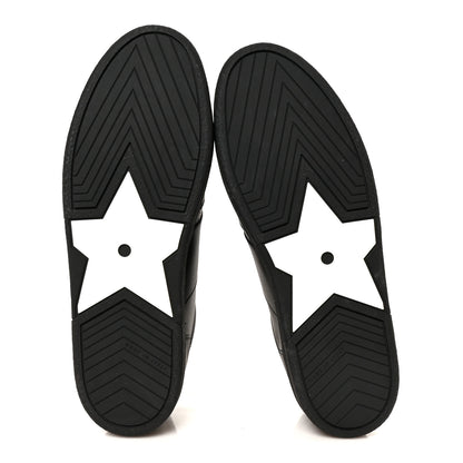 Christian Dior Calfskin Suede Logo Sneakers 39 Black 6 of 9