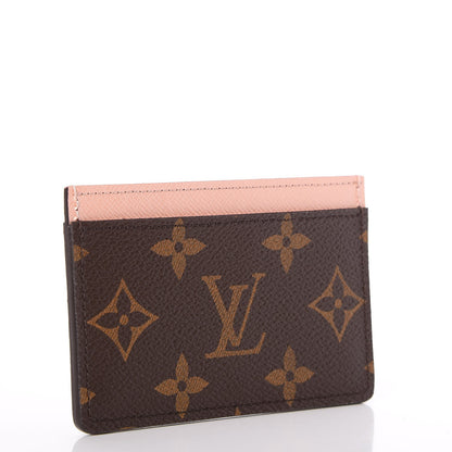 Louis Vuitton Monogram Card Holder Rose Nacre 3 of 8