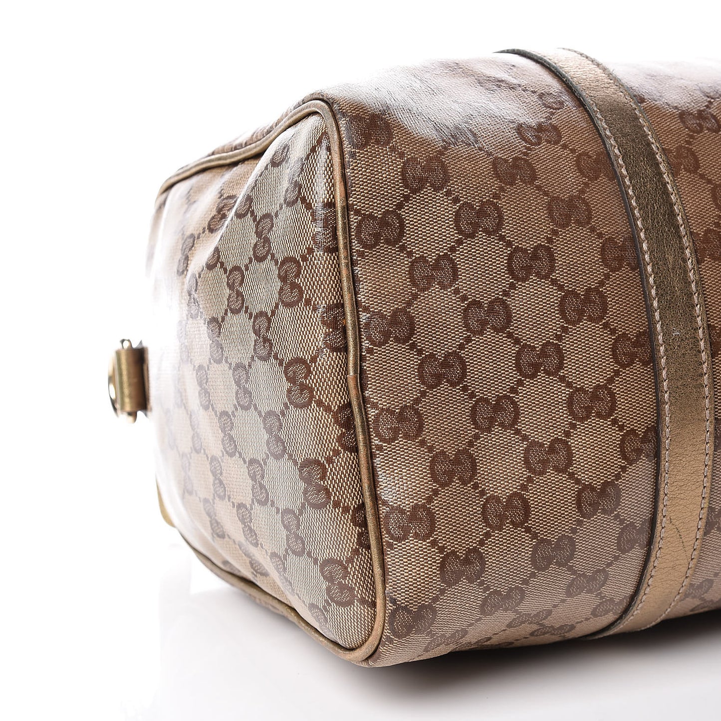 Crystal Monogram Medium Joy Boston Gold