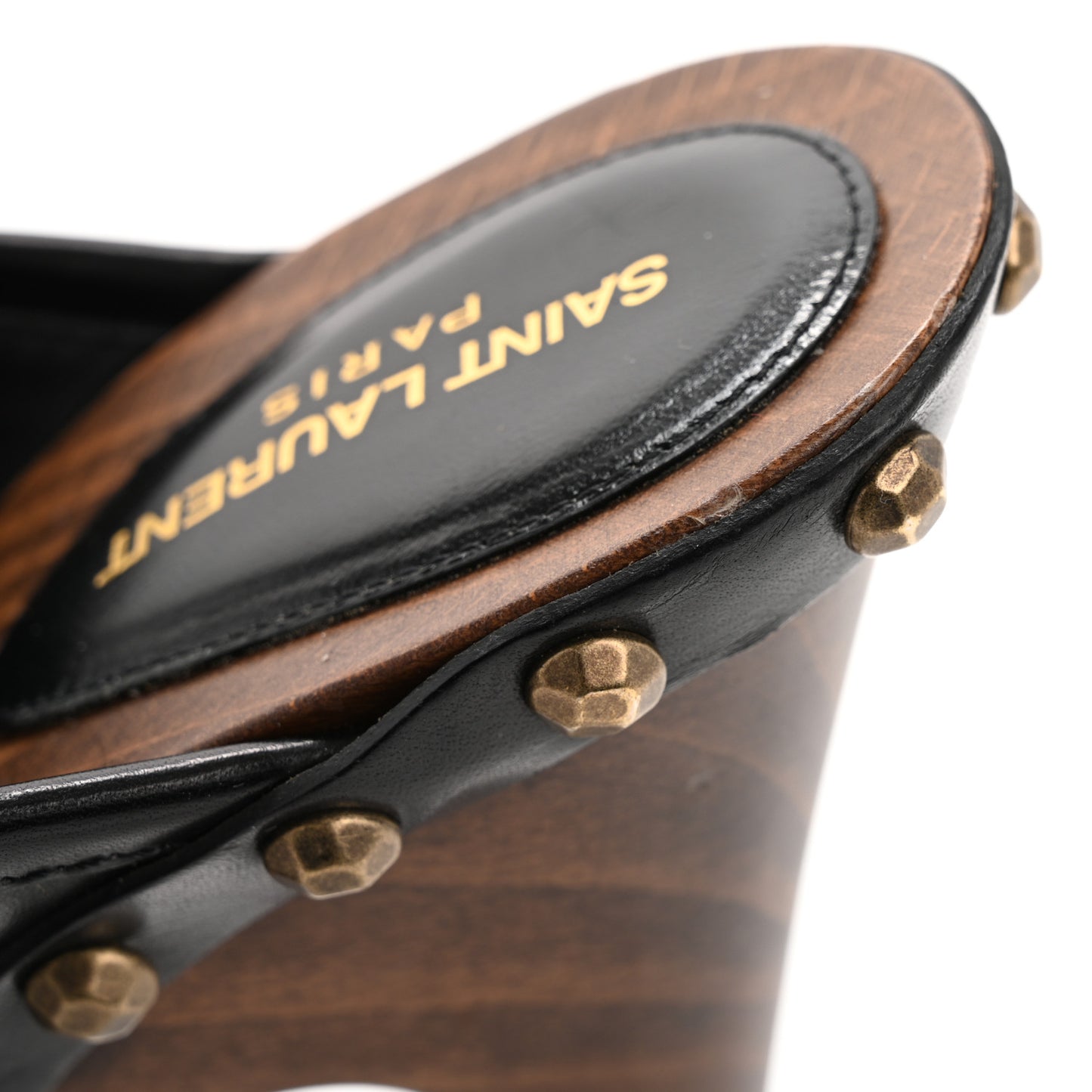 Smooth Calfskin Camoy Clogs 37 Black