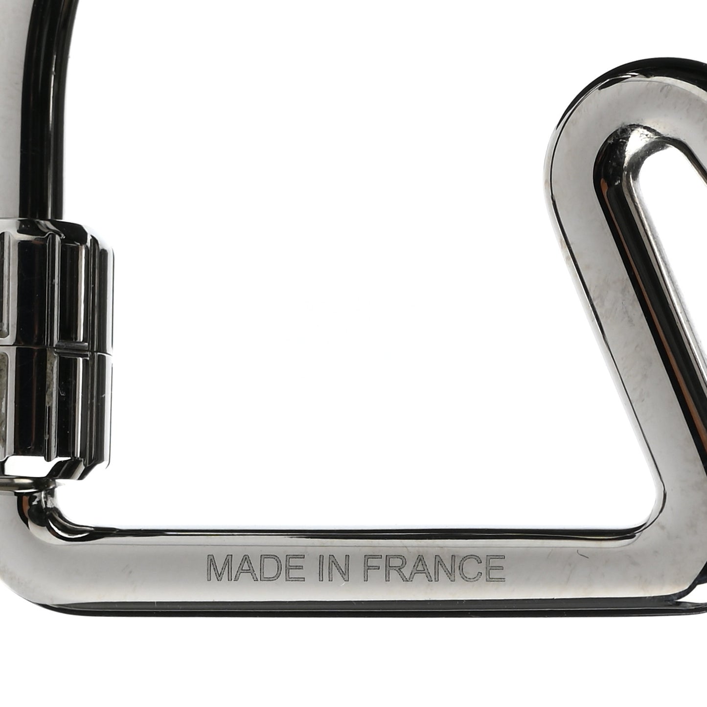 Palladium Cheval Key Ring