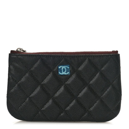 Chanel Caviar Quilted Small Cosmetic Case Black 1 of 9