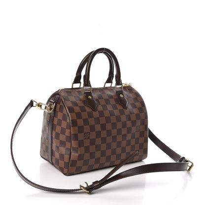 Louis Vuitton Damier Ebene Speedy Bandouliere 25 3 of 10