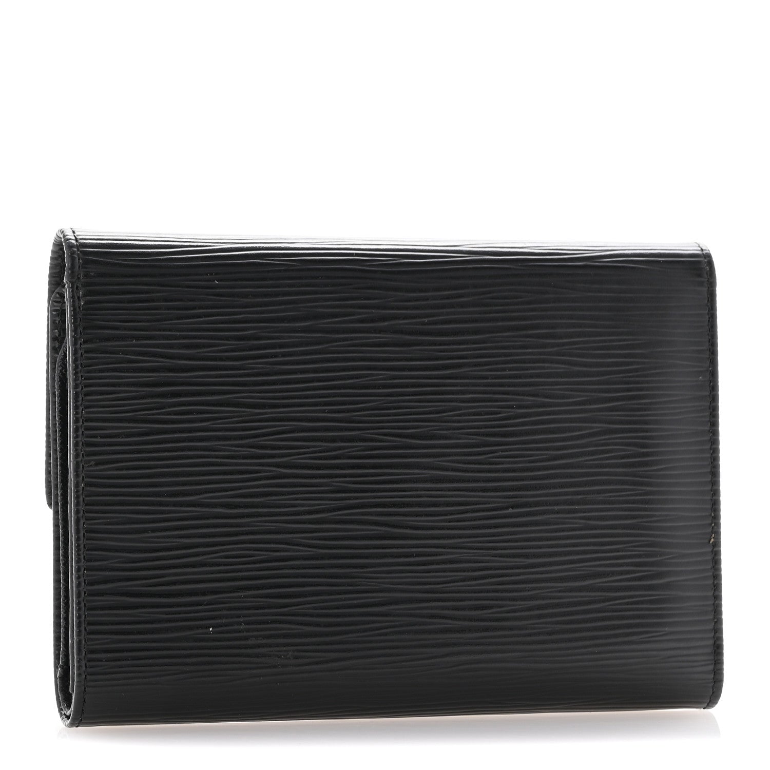 Louis Vuitton Epi Porte Tresor Etui Papiers Wallet Black 3 of 11