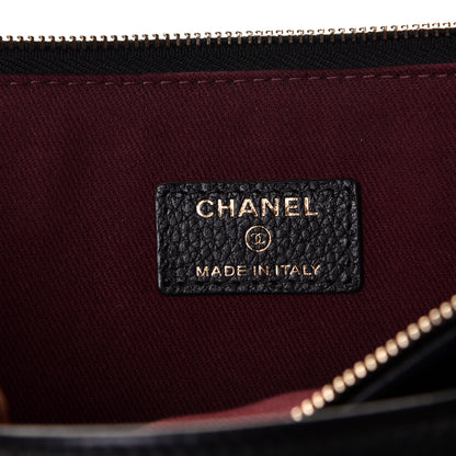 Chanel Grained Calfskin Large Neo Executive Cosmetic Case Black 4 of 6