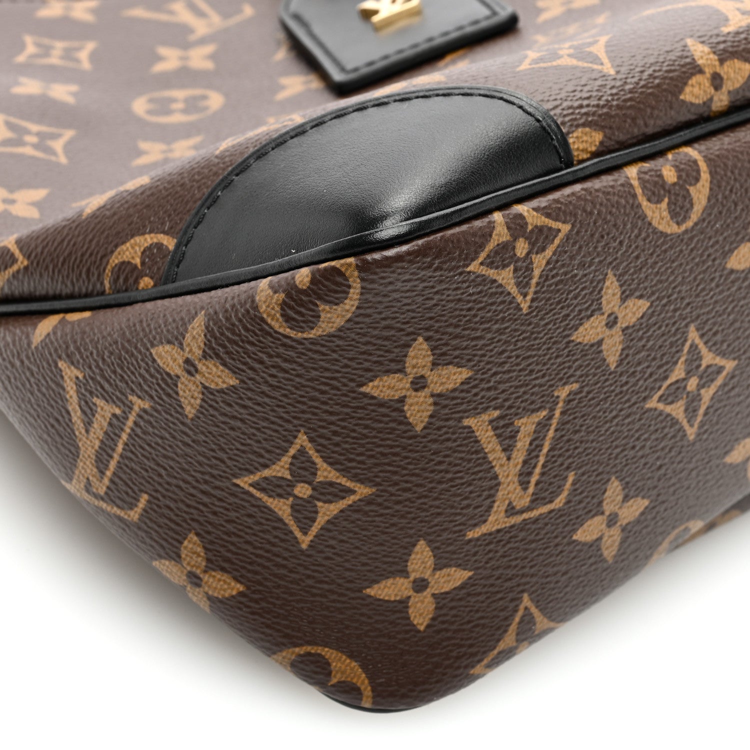 Louis Vuitton Monogram Odeon MM Black 8 of 10