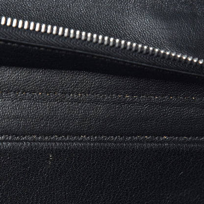 Celine Drummed Calfskin Suede Small Trapeze Black 10 of 16