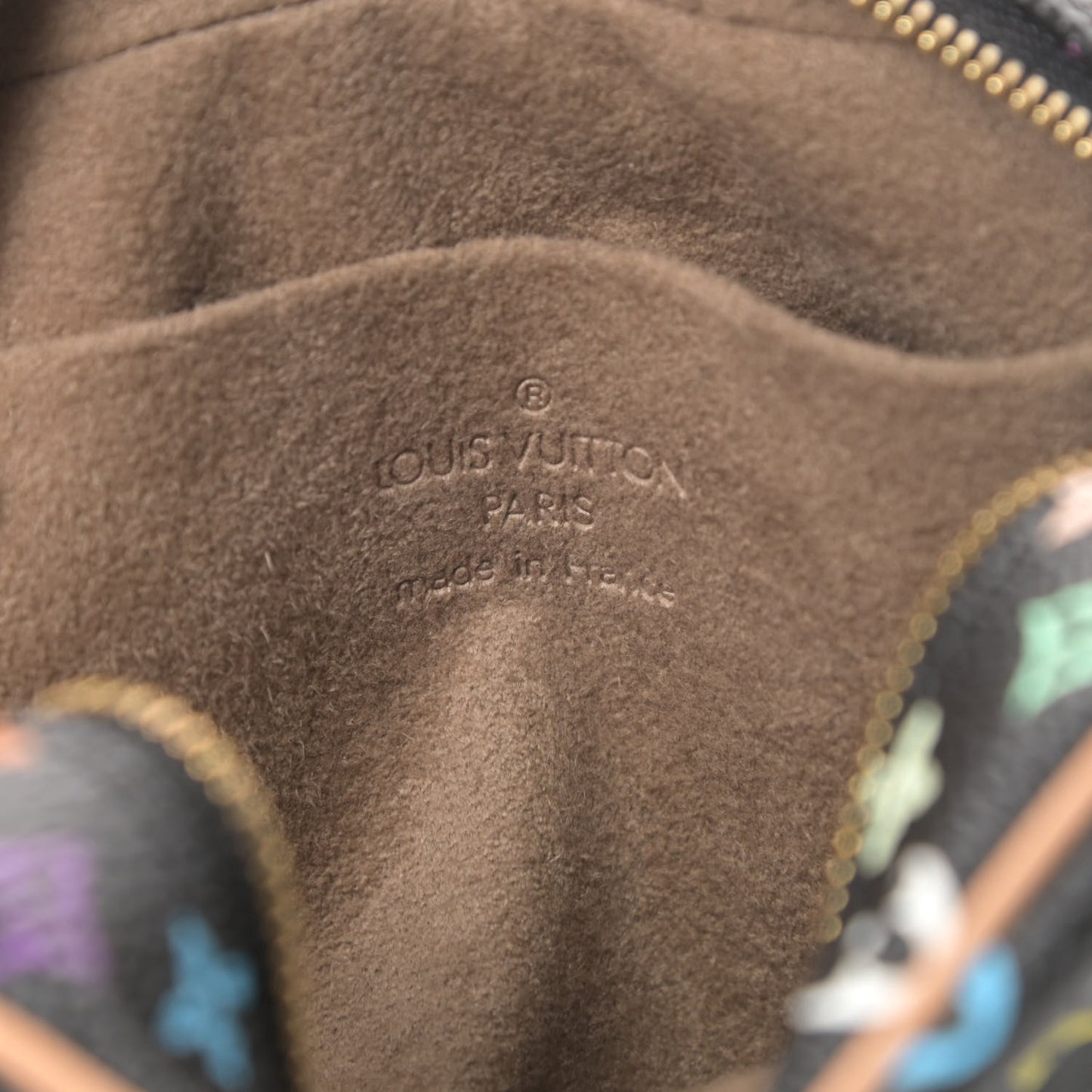 Monogram Multicolor Trousse Wapity Black