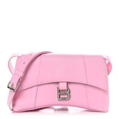 Balenciaga Semi Shiny Smooth Calfskin XS Downtown Shoulder Bag Candy Pink 1 of 9