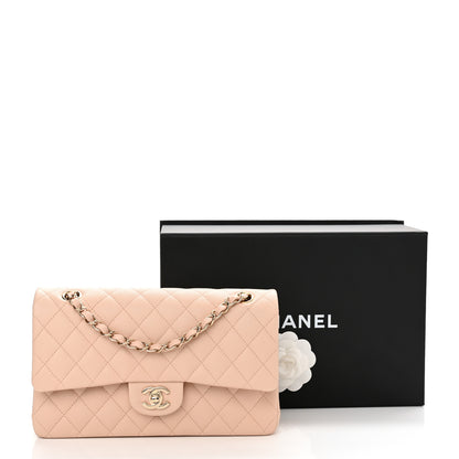 Chanel Caviar Quilted Medium Double Flap Light Beige 11 of 11
